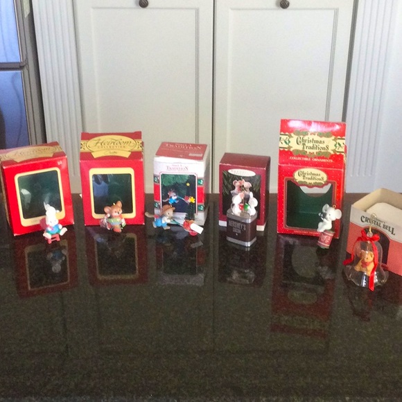 Bundle of six Christmas ornaments in original boxes - Picture 1 of 10